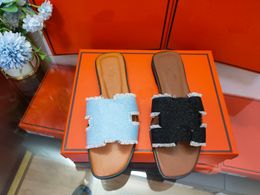 Femmes dames burr edge h lettre imprimé pantoufles couple designer sandales d'été extérieur sandales de haute qualité pantoufle
