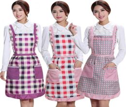 Femme Lady Kitchen tablier Robe Restaurage Home Kitchen For Pocket Cooking Funny Cotton tablier Bib Dining Room Barbecue 1798732