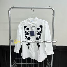 Vrouwen Revers T-shirt Designer Bedrukt Shirt Hoge Kwaliteit Casual Tees Sexy Button Up Vest Zomer Ademend T-shirt