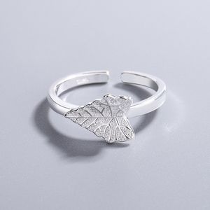 Femmes feuille anneau ouvert mignon feuilles bagues pour cadeau fête mode bijoux accessoires de haute qualité