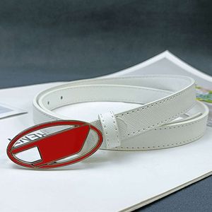 Cinturón de cuero para mujer Ancho 2,0 cm Color de lujo Botón liso Letra D con vestido Jeans Cinturón informal Cinturón de diseñador de moda al por mayor