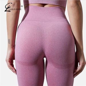 Damesleggings Fitness Push Up Gym Ademend Sexy Hoge taille Workout Naadloos 211204