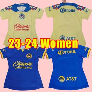 Mujeres Liga MX 23 24 Club America Soccer Jerseys Green Henry 3er Giovani Cáceres B.Valdez 2023 2024 Maillot Hombres Camisetas de fútbol Hogar lejos Tercera niña