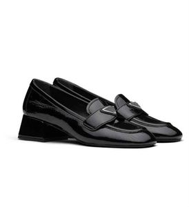 Dames loafers casual schoenen platform hiel zwart leer, luxe designer sneaker monolith geborsteld leer puntige loafer in zwarten veter merk jurk schoen EU35-41