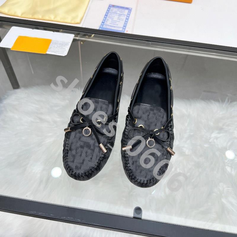 dames loafers luxueuze ontwerpers schoenen echte leer bruin zwarte dames casual designer jurk schoenen glijden op schoen met doos