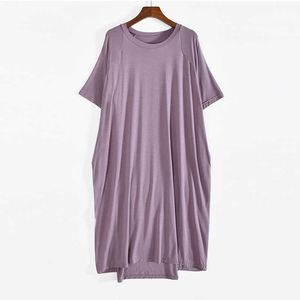 Vrouwen Lange Zomerjurk Zwart Casual 7 Kleuren O-hals Koreaanse Mode Strand Modal Avondjurken Vestidos Femininos Verao 210625