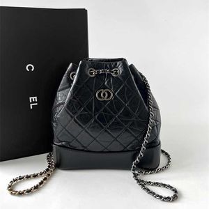 Dames Luxe Chain Gewatteerde Emmer Rugzak Schouderstijl Schooltas Reistas Lederen Designer Cross Body Handtassen Herenmand Rugzak Clutch Tote Plunjezakken