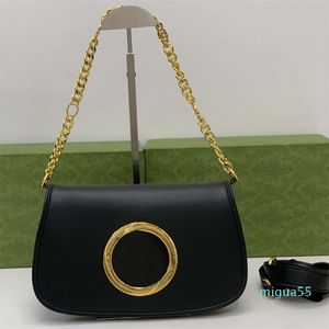 Bolsos de diseñador de lujo para mujer, bolso cruzado con cadena dorada, bolso bandolera de alta calidad, bolsos clásicos de moda