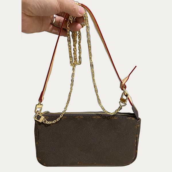 Femmes Designer De Luxe Sacs Sac À Bandoulière Marron Fleur Mini Sacs À Main Bandoulière Portefeuille Sacs À Main Titulaire De La Carte Messenger Bourse Sac À Main Carte 80m349