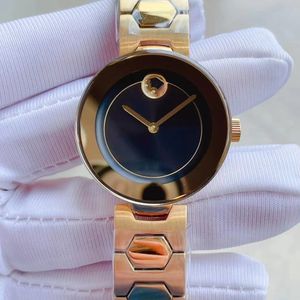 Reloj de diseñador de lujo para mujer Movimiento suizo Relojes para mujer Conjunto de cristal con diamantes Correa de esfera de acero inoxidable 316L Relojes de pulsera