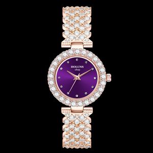 Dames luxe diamanten horloges horloges van hoge kwaliteit quartz waterdicht horloge roestvrij staal fashion horloge