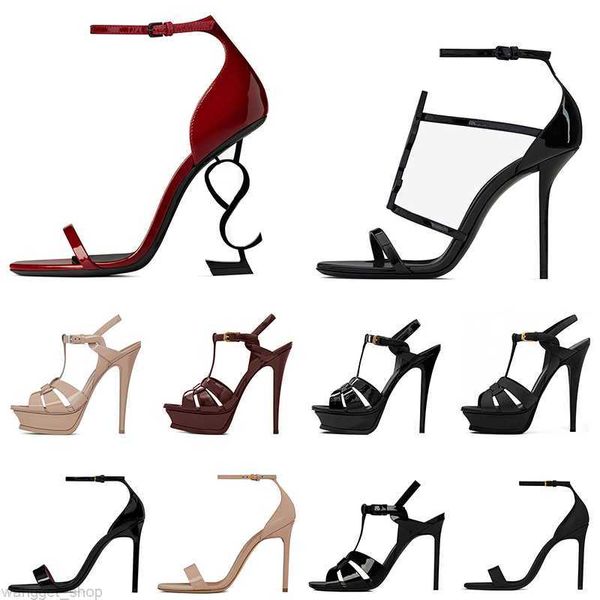 femmes luxe chaussures habillées designer talons hauts sandales opyum pompes talon aiguille cuir orteils ouverts fête mariage danse baskets bon