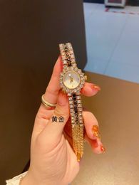Reloj de moda de lujo para mujer Relojes de pulsera de diseño de 26 mm de alta calidad Relojes de dama con diamantes para mujer Regalo del día de la madre de Navidad de San Valentín
