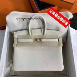 Femme Luxury Handbag L Fire Hand Fire enveloppé d'usine blanche Togo Togo Taille en cuir 25/30/35