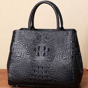 Dames Luxe Handtassen Echte Lederen Schoudertassen Mode Totes 24x28x15cm Open Mond Medium Maten Eigen Merk