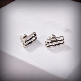 Dames Luxe brief BB Stud oorbellen Designer merk oorschelpen mode sieraden metaal kristal parel earring cjeweler voor damescadeau ohrringe ggfwe