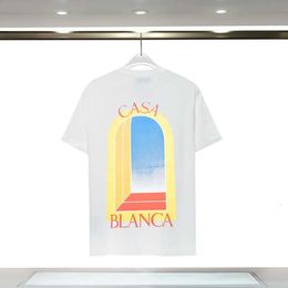 Femmes Luxury Tshirts Top Casablanc Fashion Modèle d'été Classic Breathable pour l'homme Designer Sweat T-shirts 240430