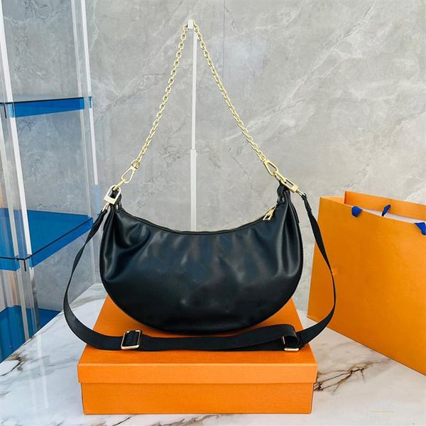 Bolsos de diseñador Luxurys para mujer, bolso de mano, billetera 2022, bolso sobre la luna para mujer, bolsos de mano, bandolera de moda para mujer, Crossbo222U de lujo