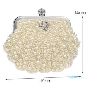 Femmes Luxurys Designers Sacs Sac À Main Fashionbeaded mariage mariée soirée sacs creux mode femmes embrayage perle diamants handba