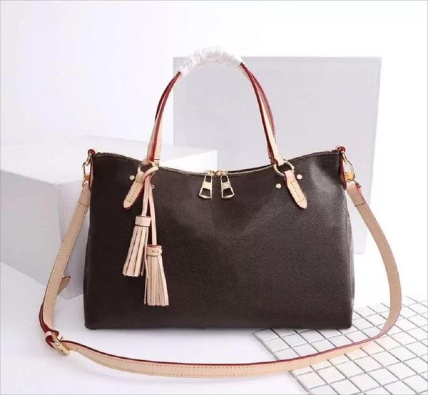 Bolsos de diseñador de lujo para mujer, cartera de alta calidad con cremallera Lymington, bolsos de mano de piel auténtica para mujer, bolso de mano, bolso de mensajero # N40022