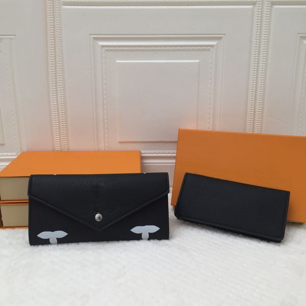 Femmes Luxurys Designer Sacs Fille Portefeuilles Pour 2023 Sacs À Main Porte-Monnaie Haute Qualité Zipper Wallet 2 set