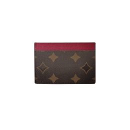 Femmes Luxurys Designers Holders Carte Bags Portefeuilles Couleur solide Sac de fleur sincérité en cuir Gélet de voyage portefeuille Coin With Gift Box 61733