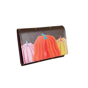 Vrouwen luxe ontwerpers korte portefeuilles roze voering handtas tas dames reismoger munt portemonnee 12 cm met originele dooskaarthouder