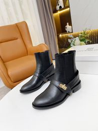 Femmes MAJOR bottines mode à lacets plate-forme en cuir Martin Boot Top Designer dames lettre imprimer chaussons d'hiver chaussures 18
