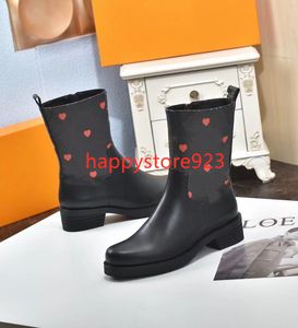 Femmes MAJOR cheville longues bottes mode à lacets plate-forme en cuir Martin Boot Top Designer dames lettre imprimer hiver overknee chaussons chaussures 235