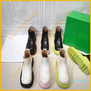 Mujer Martin Boots Bott Tobillo Diseñador Bota 5cm Tacón Negro Con Blanco Rosa Verde 2021 5565
