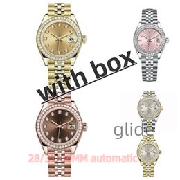 Femmes montres mécaniques pour femmes 28/31/36 MM automatique entièrement en acier inoxydable lumineux étanche dame montre Couples Style classique montres montre de luxe