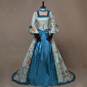 Vrouwen Middeleeuwse Renaissance Prinses Koningin Kostuum Robe Gown Jurk Victoriaanse Vloerlengte Cosplay Jurken Halloween 240126