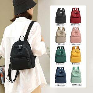 Mochila para hombre y mujer, estilo de cuero genuino, bolsos casuales de moda, mochila escolar para niña pequeña, mochila para ordenador portátil de negocios, mochila de carga, mochila deportiva para exteriores 68041