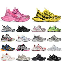 Dames Men Casual Designer schoenen Track 3xl Rose Goldens Phantom Sneakers Loafers Mule schoen Pink Nylon Mesh Neon Tracks Triple Black Runners Large Sole Trainers