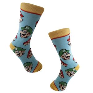 Femmes hommes mignon Anime jeu dessin animé chaussettes hautes drôle nouveauté coton été décontracté sport Tube Harajuku Calcetines