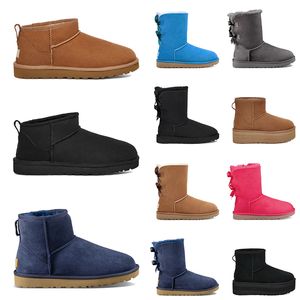 Femmes Hommes Designer Fourrure Bottine Australienne Ultra Mini Plateforme Bottes Moutarde Graine Tazz Pantoufles Rose Ugh Tasman Pantoufles Plate-forme Hiver Neige Bottines moelleuses