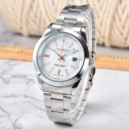 Dames Heren designer uurwerk Quartz Horloge Verkleuring Volledig roestvrij staal Metaal Hoge kwaliteit Automatische horloges Heren Zakelijke waterdichte polshorloges