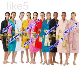 Femmes Hommes Designer Robes Marque Nightclothes Bademantel Luxe Classique 100% Coton Peignoir Kimono Chaud Accueil Porter Peignoirs Unisexe K1739 1ZBQ