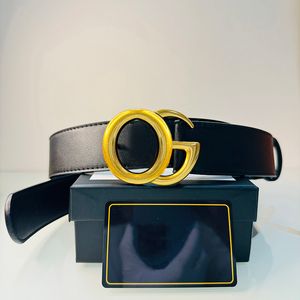 Femmes designers hommes ceintures or boucle authentique ceinture en cuir ceinture classique de marque de marque pour femmes designer ceinture nisex mode cintrura longueur 100-125 cm avec boîte
