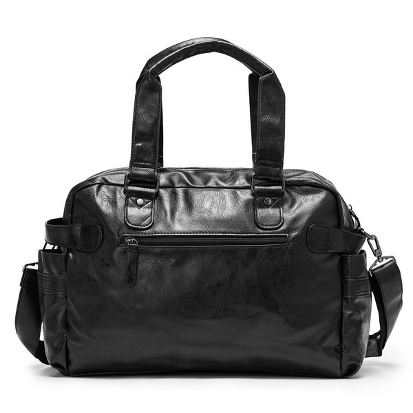 Femmes Hommes Mode Noir Porte-documents en cuir Designer Ordinateur portable Business Word Sac à main pour sacs de travail Haute qualité Hommes Sac à bandoulière pour filles Garçons Sacs à main