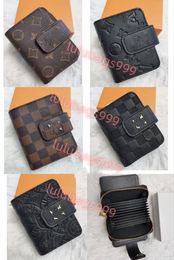 Mujeres Hombres Bolso de diseñador de alta calidad, billetera, mucho espacio, contiene múltiples ubicaciones para tarjetas de crédito y una bolsa de cambio con cremallera, fácil de sostener en la mano.