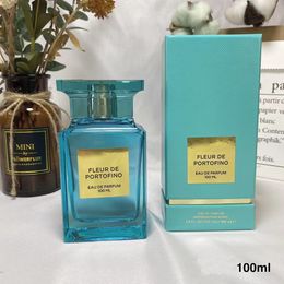 Mujeres Hombres Perfumes Fleur De Portofino Perfume 100 ml Eau de Parfum Larga duración Buen olor Colonia Fragancia perfumada unisex Desodorante en aerosol natural