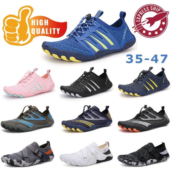 Zapatos de agua transpirables de secado rápido para hombre y mujer, zapatillas de playa, calcetines, zapatillas antideslizantes, piscina, informal, GAI suave y cómodo