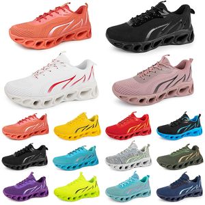 Femmes hommes de course chaussures Fashion Trainer triple noir blanc rouge jaune violet vert bleu pêche sarcelle violette orange rose clair rose respirant sportif trente-cinq