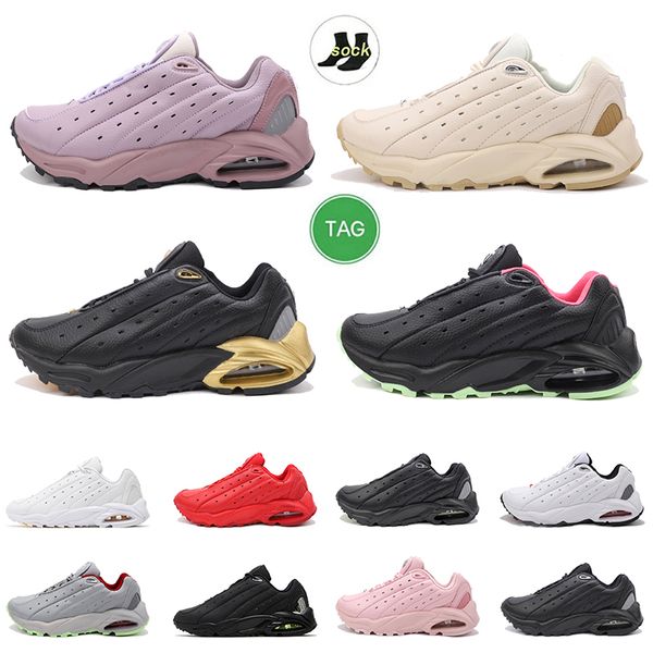 De calidad superior 2022 NOCTA X Hot Step Terra Flat Running Shoes Tamaño grande 12 Hombres Mujeres Classic Leather Triple Black All White Sail Pink Off Designer Low Og Sneakers Sports