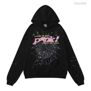 Sweats à capuche pour femmes et hommes Sweatshirts de qualité Sweat-shirt Couple Pull Vêtements Mode Survêtement Noir Blanc Rose Spider Web Graphic