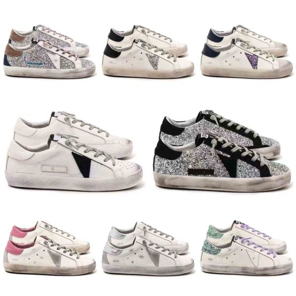 Zapatos de mujer para hombre, zapatos casuales simples, zapatillas de diseñador de moda, zapatillas deportivas con purpurina, zapatillas deportivas para caminar, zapatillas transpirables de alta calidad, patchwork para exteriores