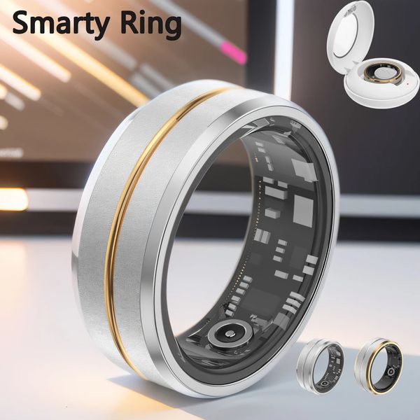 Femmes Men Smart Ring Sports Fitness Tracker Watches IP68 AGRANTS DE LA SANG BOOD IP68 RING SMART pour Android iOS H01 240408