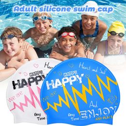 Femmes hommes étanche à étanche en silicone gel oreille de protection des cheveux longs de cheveux de natation de la piscine de natation du chapeau de baignade pour enfants adultes enfants 240410
