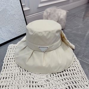 Dames heren caps ontwerpers luxe merk emmer hoeden sunhat casquettes vissen cap zomer gemonteerde hoed brede rand strand hoeden gradiënt 3 kleur
